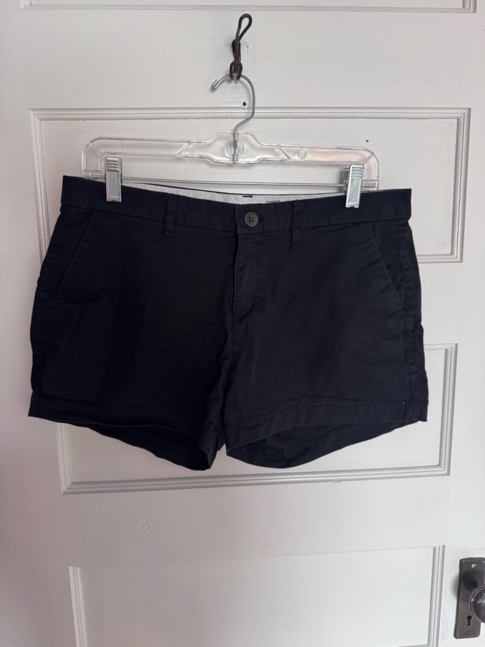 Old Navy Black Midrise Bermuda Shorts